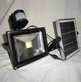 high quality watrproof solar rechargeable floodlight 20w 4