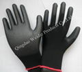 Nitrile dippe working glove with CE certification 4