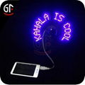 USB Flashing Message Fan For 2014 3