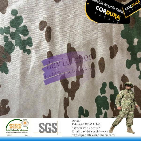 nylon cordura camo printing fabric  2