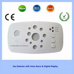 Gas Detector with Voice Alarm & Digital Display