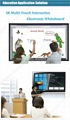 Multi-touch Screen Smart TV with Interactive Whiteboard for School&Office 