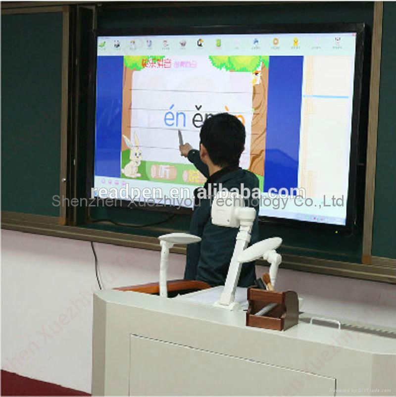 Eudcation Electronic Dual Touch Whiteboard Wall-mounted HD Multimedia Machine 2