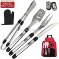 aluminum handle with apron funny bbq set