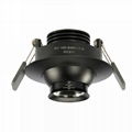 3w eyeball led downlight adjustable beam angle focus for museum showcase 3