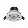 3 inch 7W gimbal anti-glare led recessed lighting luminaire retrofit  3