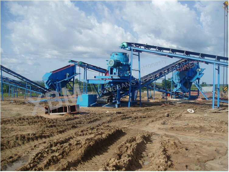 XBM hydraulic Cone Crusher , Gyratory iron ore cone crusher 2