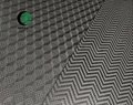 Patterned carbon fiber fabric