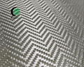 Patterned carbon fiber fabric
