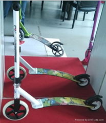 DOUBLE LINK 145mm big wheel adult dirt scooter for sale