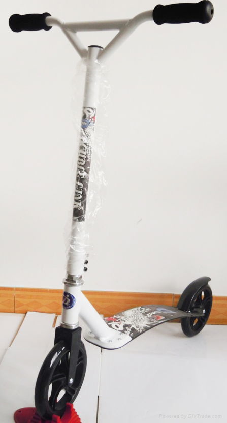 DOUBLE LINK 145mm big wheel adult dirt scooter for sale 3