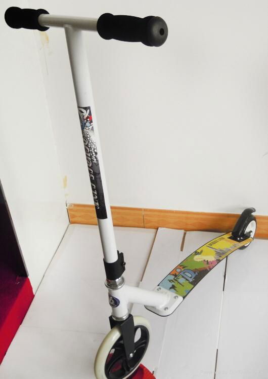 DOUBLE LINK 145mm big wheel adult dirt scooter for sale 5