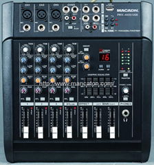 4/6 channel audio mixer