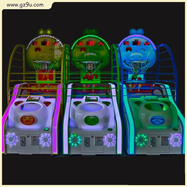 Fun Children Game Machine Making Money Basketball Machine  4