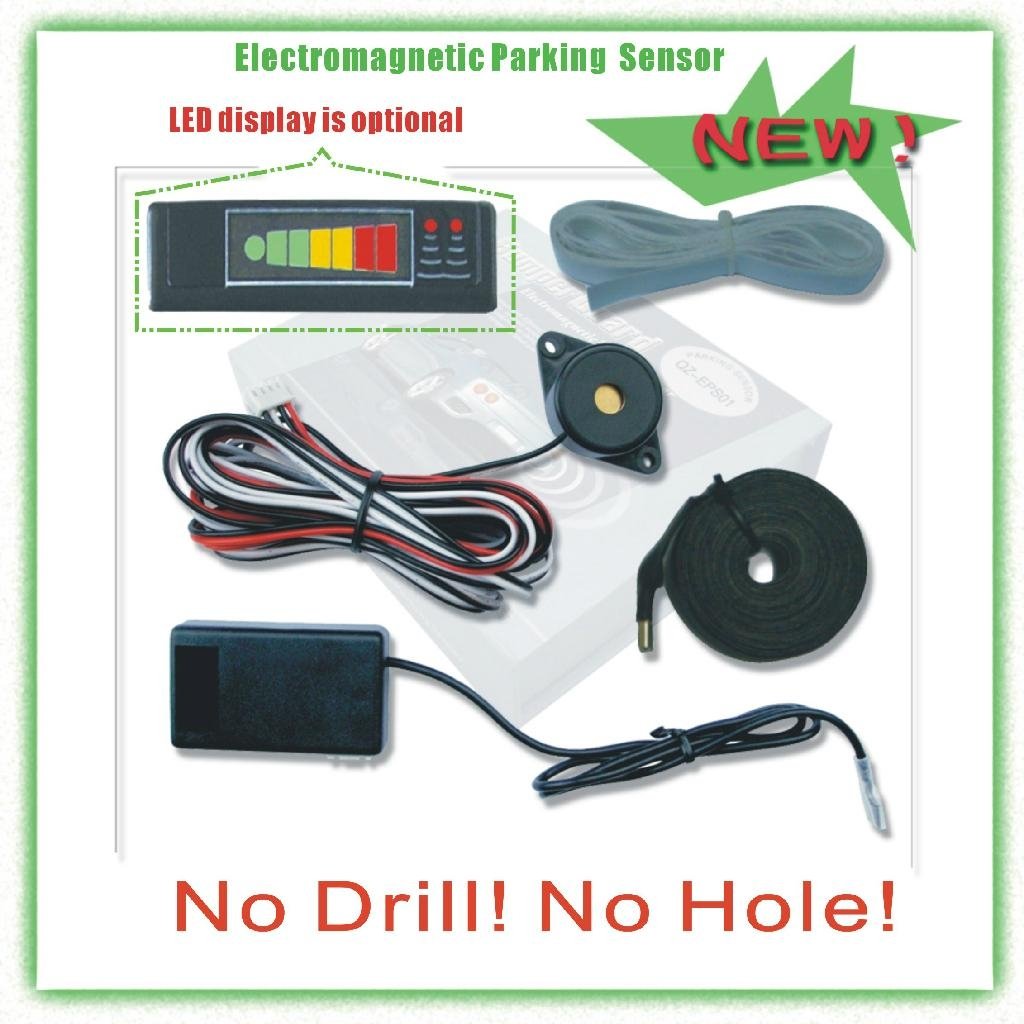Electromagnetic Parking sensor with LED dislay