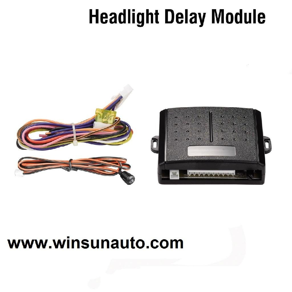 Headlight delay module