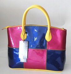 Multiple color tote bag