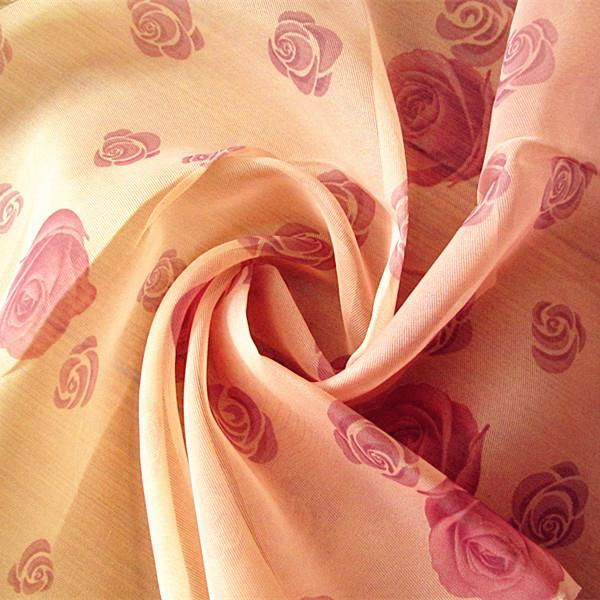 printed sheer curtain voile fabric made in China 