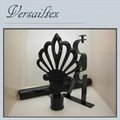 Versailtex decoration curtain rods, black painting curtain pipes  2