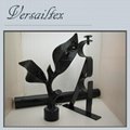 Versailtex decoration curtain rods, black painting curtain pipes  4