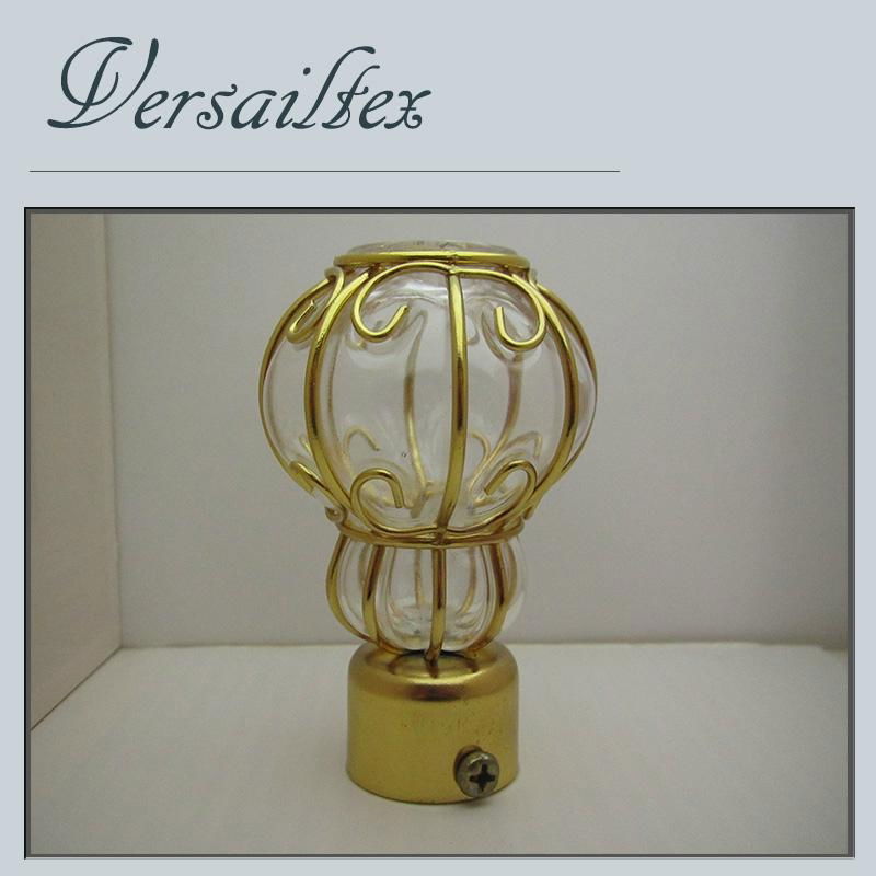 Versailtex Deco New designs European metal finial , wrought iron curtain rods  4