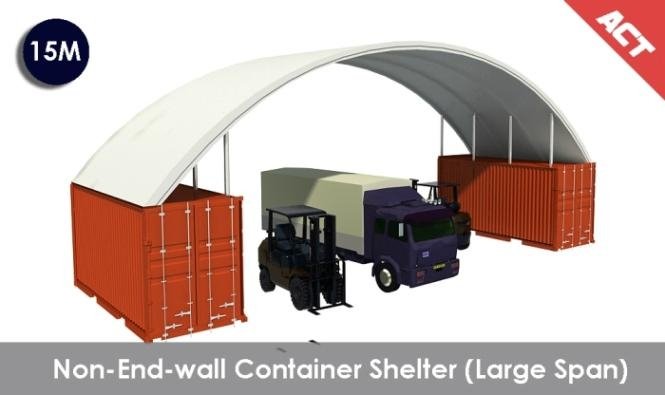 Aluminum container shelters