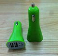 car charger with variety color for horn shaped 1