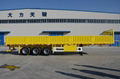 Gooseneck semitrailer with side walls 3