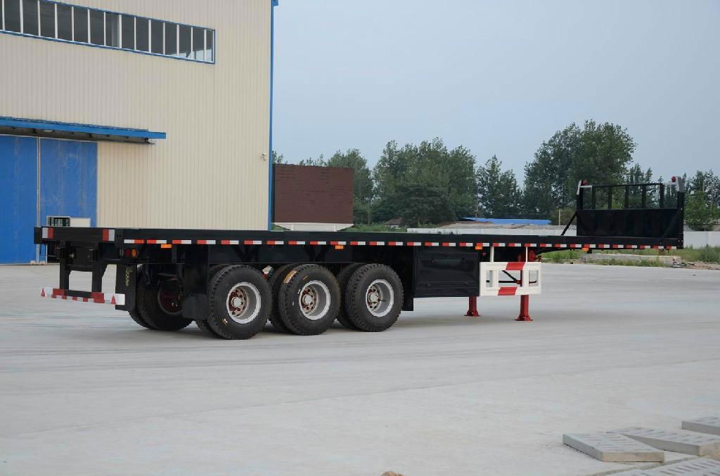 40Ft flatbed container trailer 2
