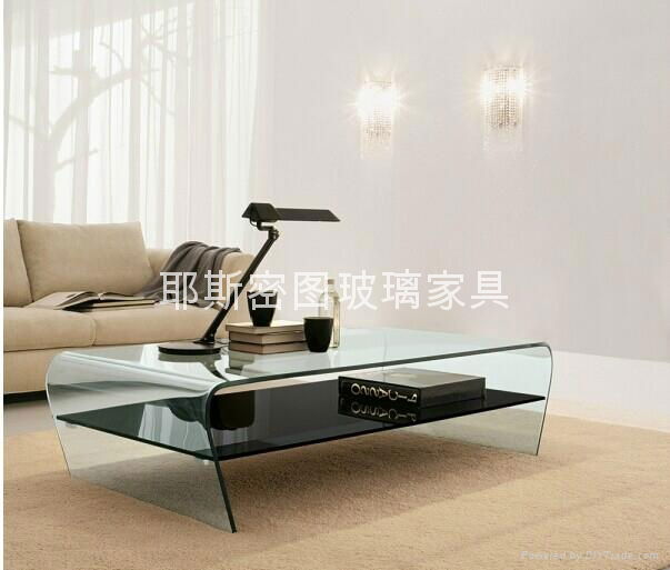 High quality glass tea table 1