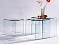 Made in China glass tea table ABC#