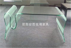 Beautiful and practical glass tea table C-069#