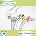 Compatible with philips 3 leads one-piece ECG cable