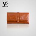 Unisex Bifold Long Genuine   Leather