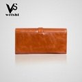 Unisex Bifold Long Genuine   Leather Wallet 4
