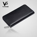 100%genuine leather hasp %zipper long men’s wallet casual checkbook holder  1