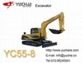 yuchai YC55-8 5.5ton excavator.