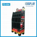 supermarket floor paper display pallet cardboard display 3