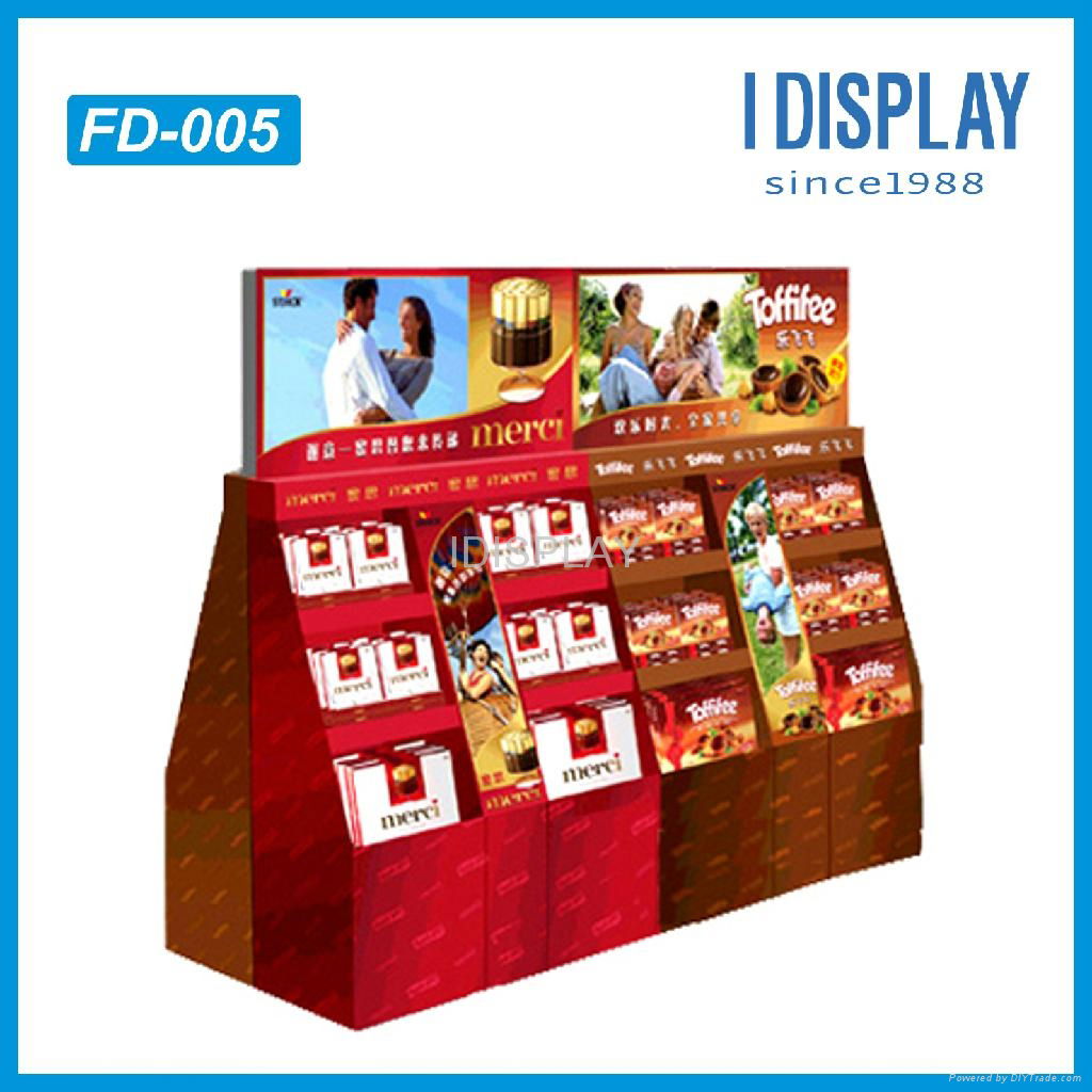 supermarket floor paper display pallet cardboard display 4