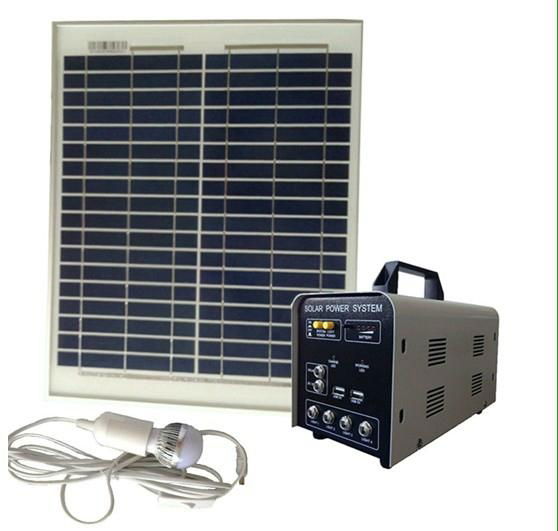 15W Portable Solar Cell System For Family Emergency Supply Charger 4