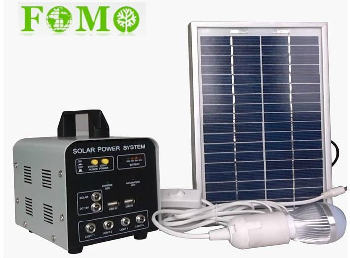 15W Portable Solar Cell System For Family Emergency Supply Charger 2