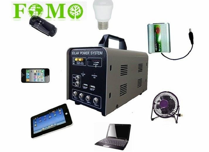 15W Portable Solar Cell System For Family Emergency Supply Charger