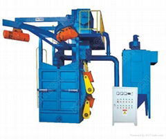 Supplying Q37 series overhead rail spinner hanger shot blasting machine 