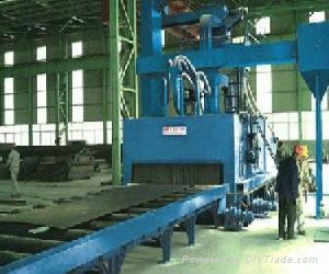 Sell Q69 steel plate shot blasting machine  2