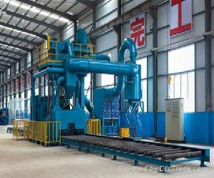 Sell Q69 steel plate shot blasting machine  3