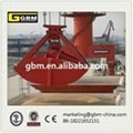 mechanical four rope clamshell grab with