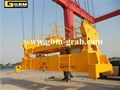 telescopic hydraulic container spreader