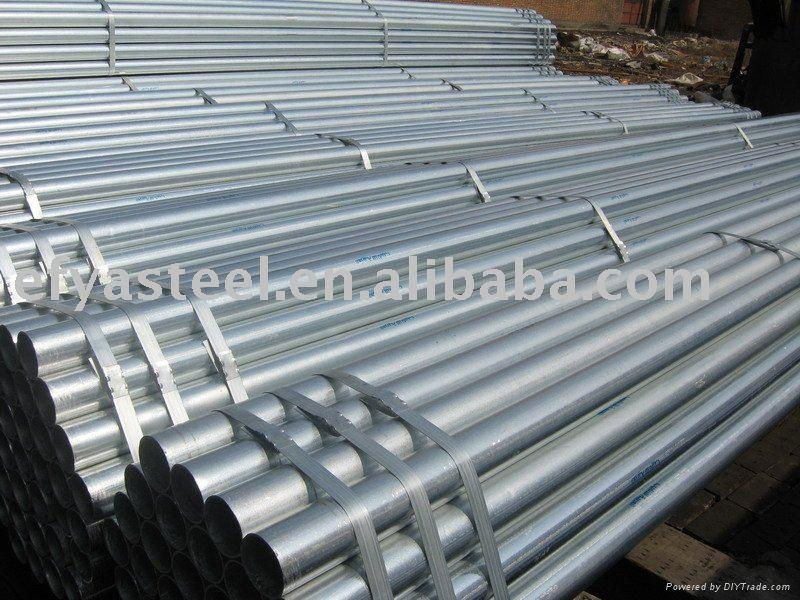Galvanized welded steel pipe(SCH40,SCH80)