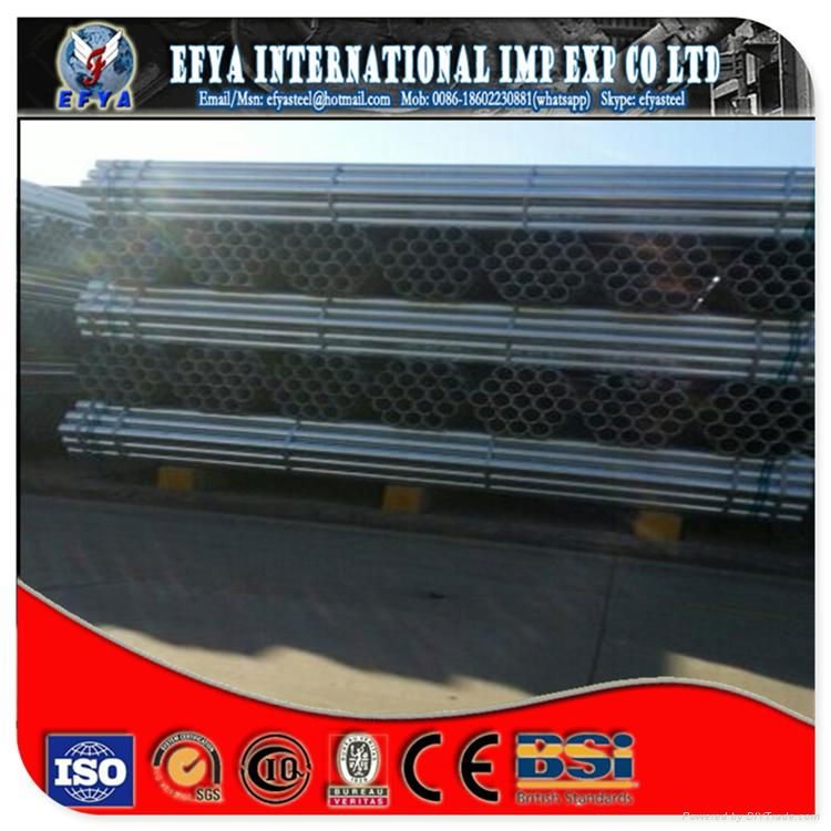 Galvanized welded steel pipe(SCH40,SCH80) 2