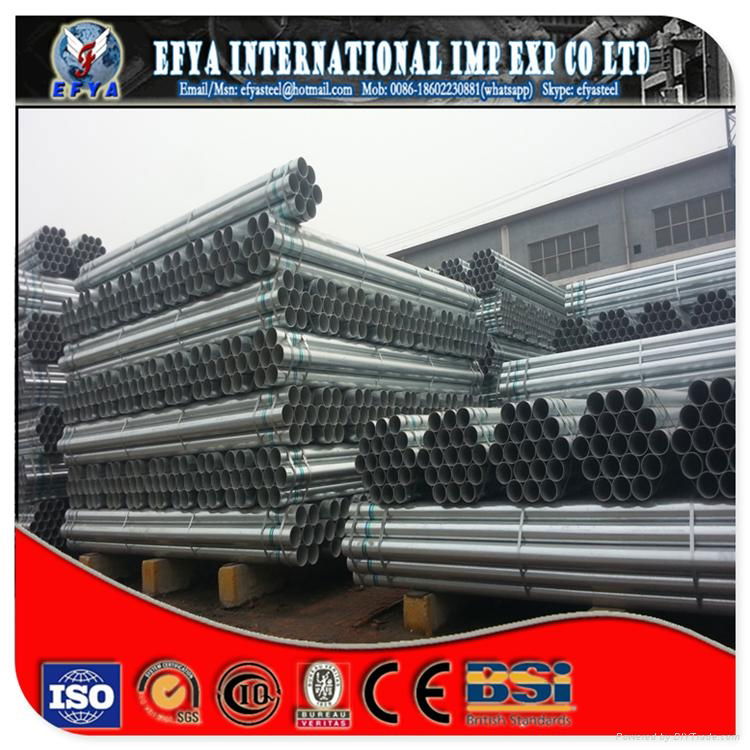 Galvanized welded steel pipe(SCH40,SCH80) 3